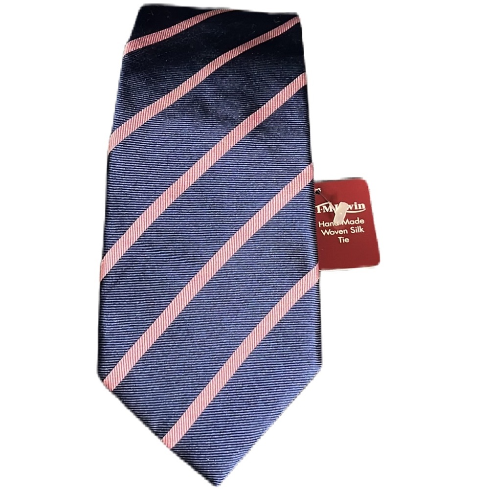 T.M Lewin hand made silk tie